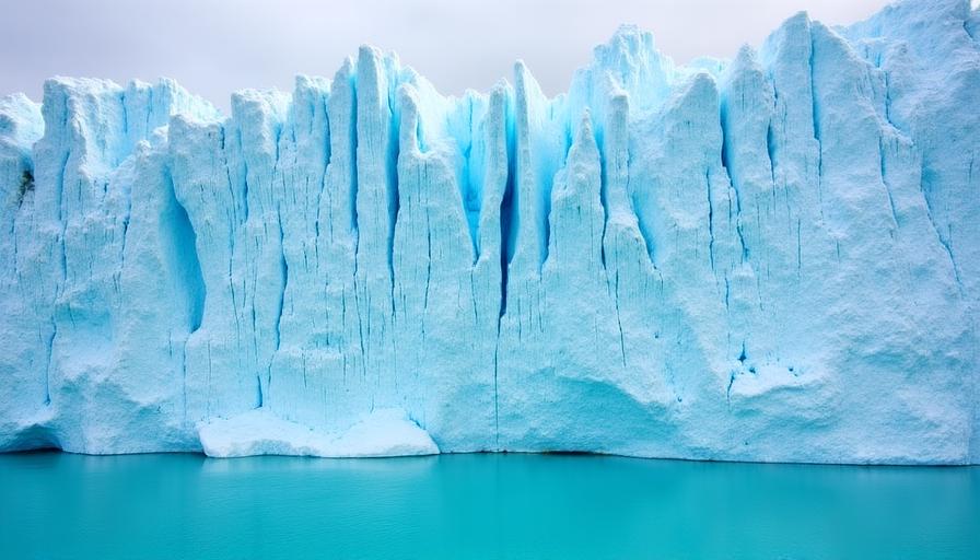 Il maestoso fronte di ghiaccio del Perito Moreno in Patagonia